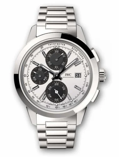 IWC Ingenieur Chronograph Custom Stainless Steel / Silver-Black-Black / Bracelet IW3808-CH (IW3808CH)